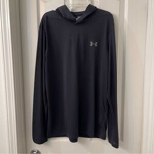 Under Armour "Heatgear" Loose Hoodie - Black.  Mens:  Medium.